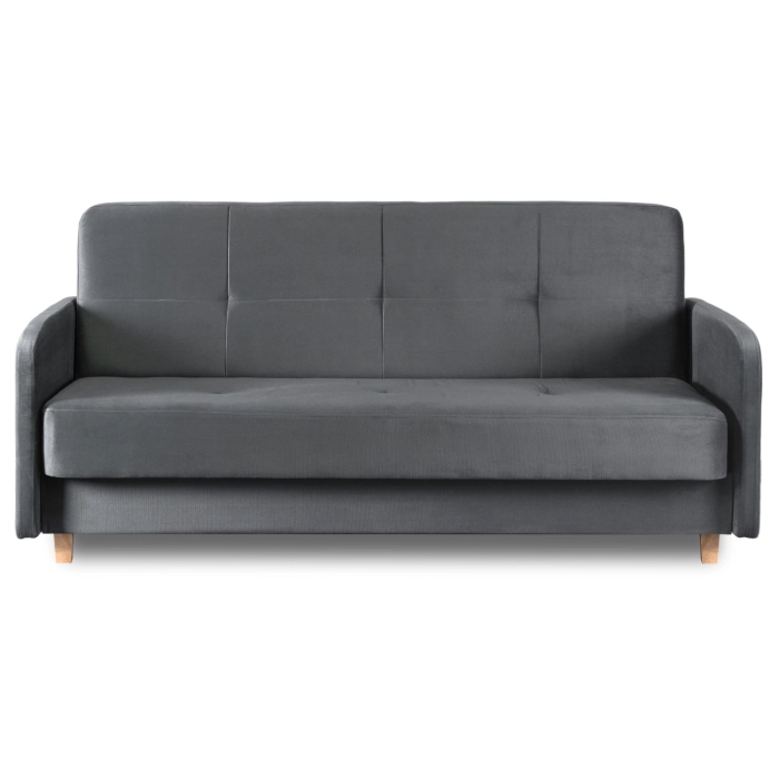 Zestaw 2x Sofa Rozkładana CUBA Szara