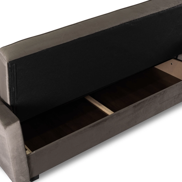 Zestaw 2x Sofa Rozkładana ALUNA Beżowa