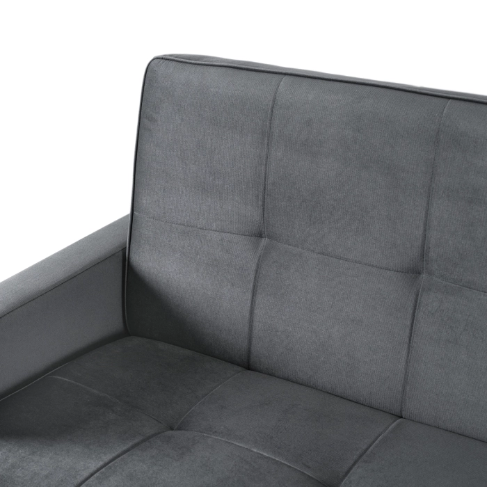 Zestaw 2x Sofa Rozkładana ALUNA Szara