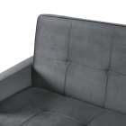 Zestaw 2x Sofa Rozkładana ALUNA Szara