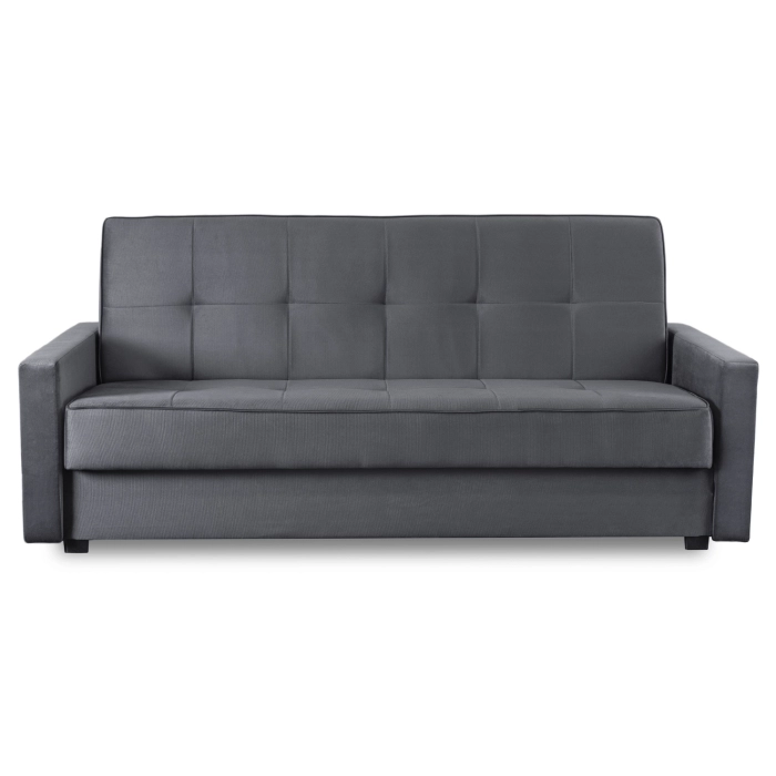 Zestaw 2x Sofa Rozkładana ALUNA Szara