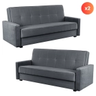 Zestaw 2x Sofa Rozkładana...