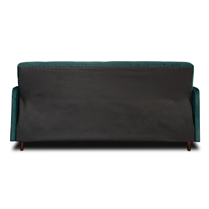 Zestaw 2x Sofa Rozkładana TIVOLI Zielona Welurowa