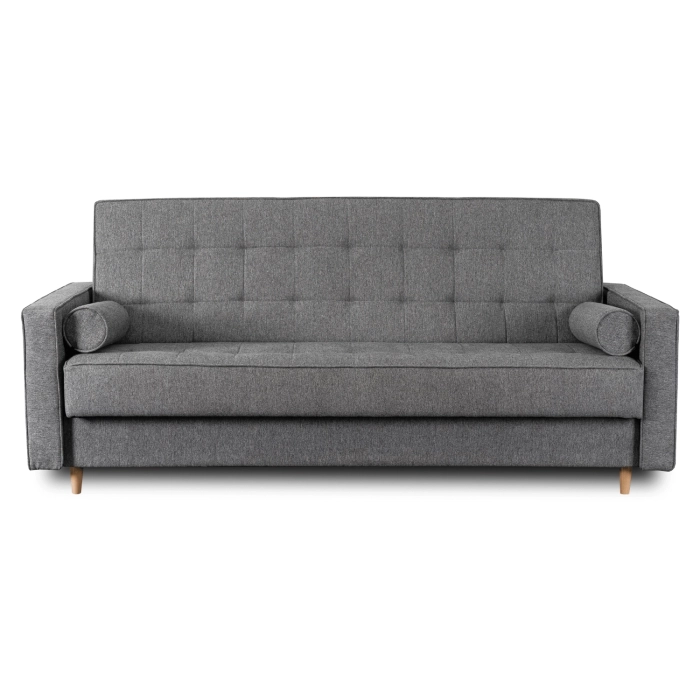 Zestaw 2x Sofa Rozkładana MALTA Szara
