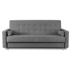 Zestaw 2x Sofa Rozkładana MALTA Szara