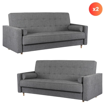 Zestaw 2x Sofa Rozkładana...