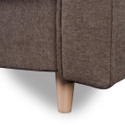 Zestaw 2x Sofa Rozkładana MALTA Brązowa