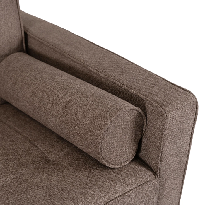 Zestaw 2x Sofa Rozkładana MALTA Brązowa