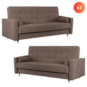 Zestaw 2x Sofa Rozkładana...