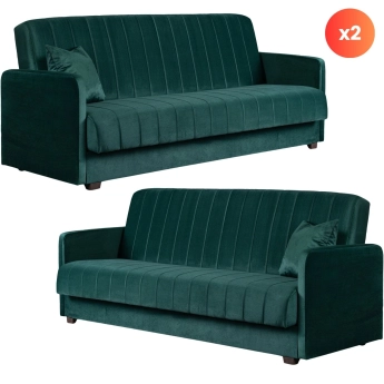 Zestaw 2x Sofa Rozkładana...