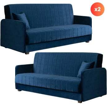Zestaw 2x Sofa Rozkładana...