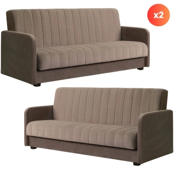 Zestaw 2x Sofa Rozkładana...