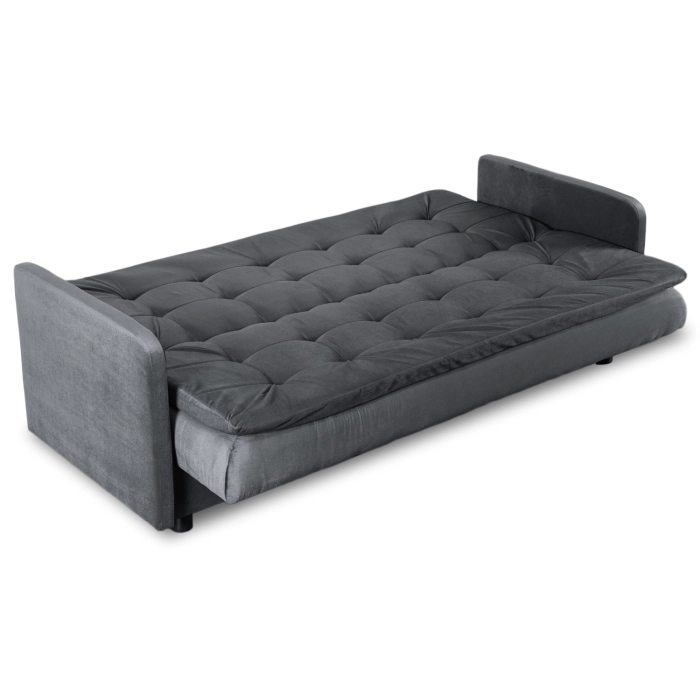 Zestaw 2x Sofa Rozkładana STELLA Szara