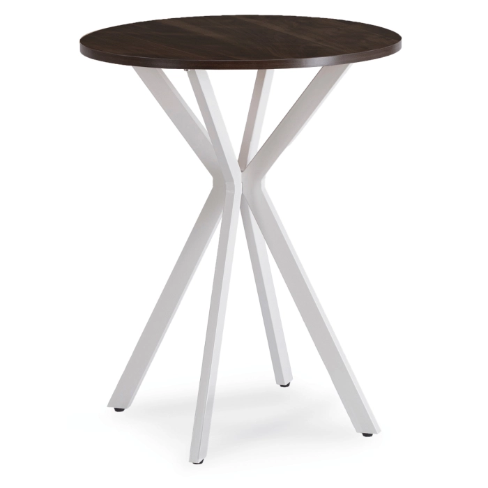 Stół LAUREN 60 cm Orzech/Biały