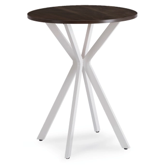 Stół LAUREN 60 cm Orzech/Biały