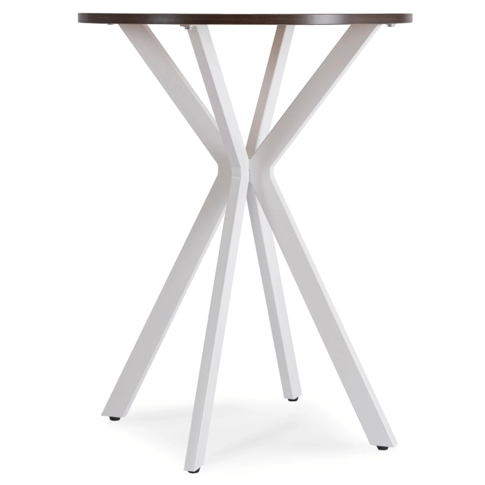 Stół LAUREN 60 cm Orzech/Biały