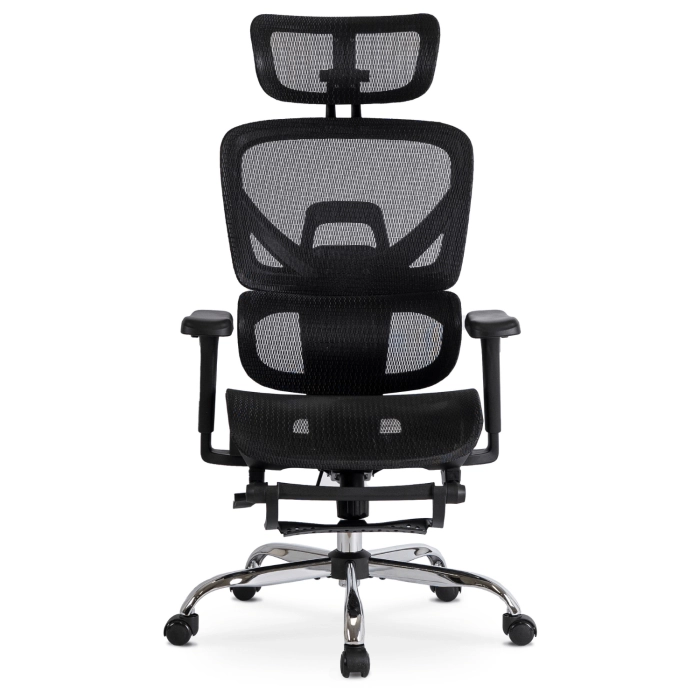 Fotel Obrotowy KAIR Ergonomiczny Czarny