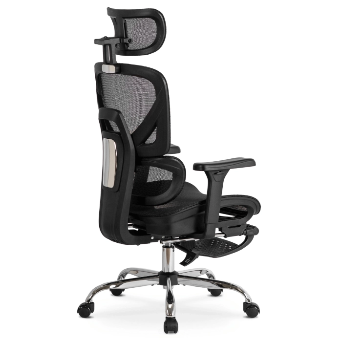 Fotel Obrotowy KAIR Ergonomiczny Czarny