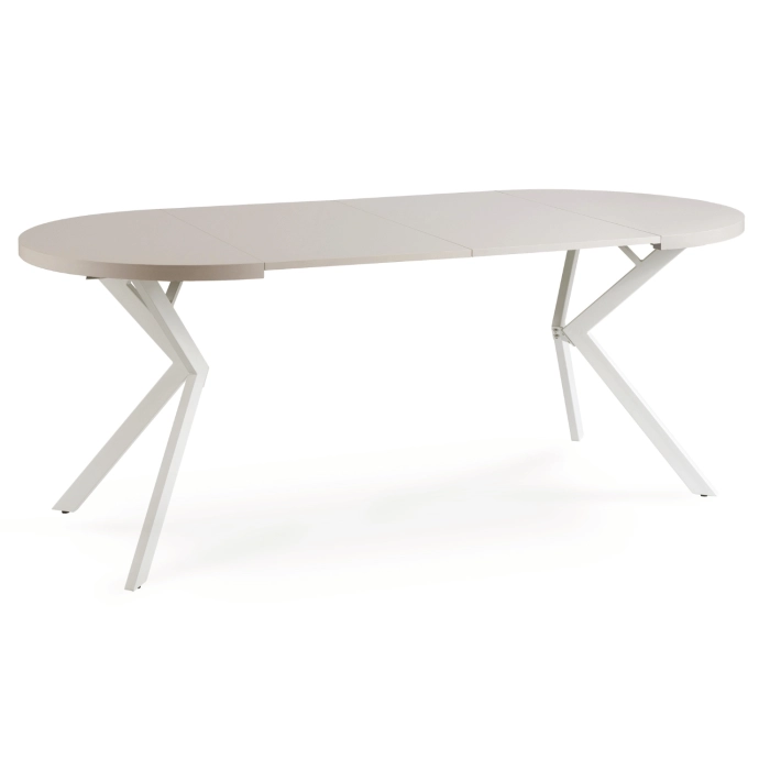 Stół LUGO Rozkładany 90-190 cm Kaszmir/Biały