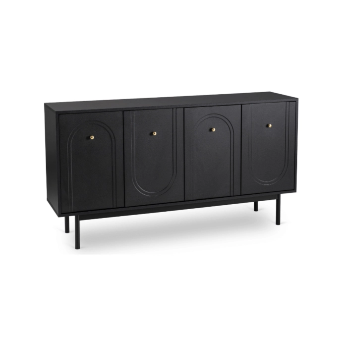 Komoda MARLEN 155 cm Czarna
