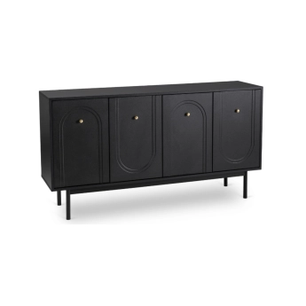 Komoda MARLEN 155 cm Czarna