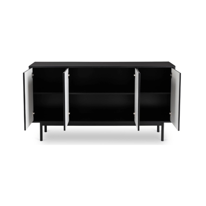 Komoda MARLEN 155 cm Czarna