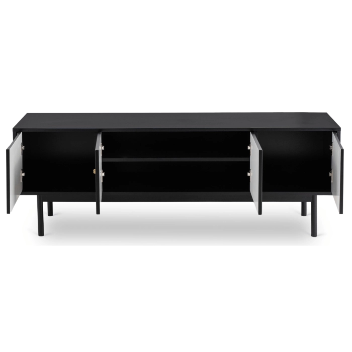 Szafka RTV MARLEN 155 cm Czarna