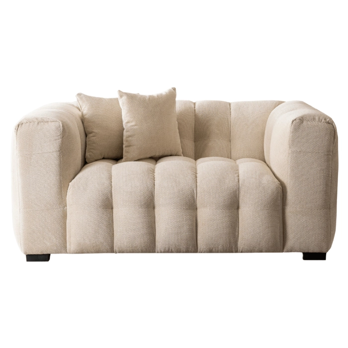 Sofa MODERNO 2S Dwuosobowa Kremowa
