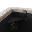 Łóżko 160x200 HAGA z Pojemnikiem Szare Boucle