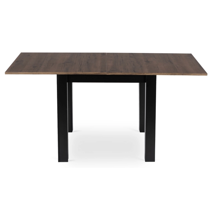 Stół MAX Rozkładany 80-160 cm Orzech/Czarny