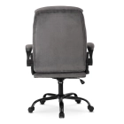 Fotel Obrotowy COMFORT Szary Welurowy