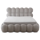 Łóżko 140x200 ANKARA z Pojemnikiem Szare Boucle