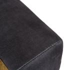 Sofa PALLAZO 3S Trzyosobowa Czarny/Złoty