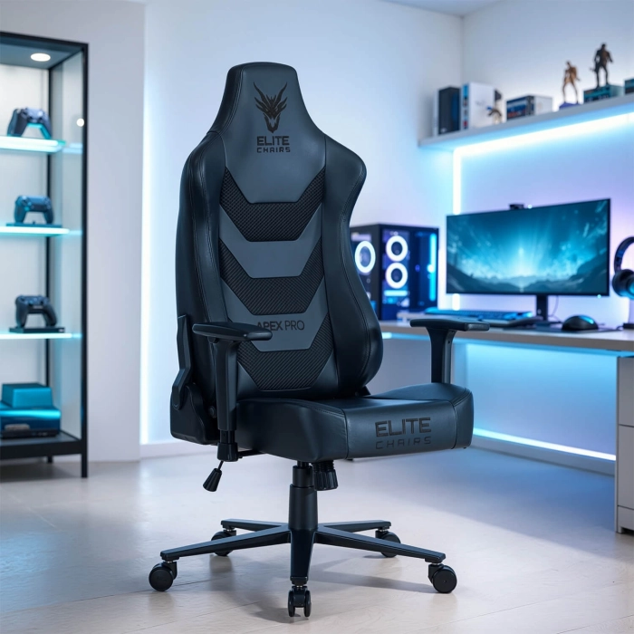 Fotel Obrotowy Gamingowy APEX Czarny