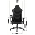 Fotel Obrotowy Gamingowy APEX Czarny