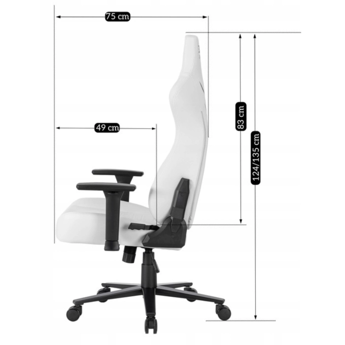 Fotel Obrotowy Gamingowy APEX Biały