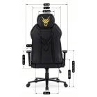 Fotel Obrotowy Gamingowy NEXON Czarny/Żółty