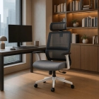 Fotel Obrotowy NICKI Ergonomiczny Szary