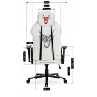 Fotel Obrotowy Gamingowy NEXON Biały