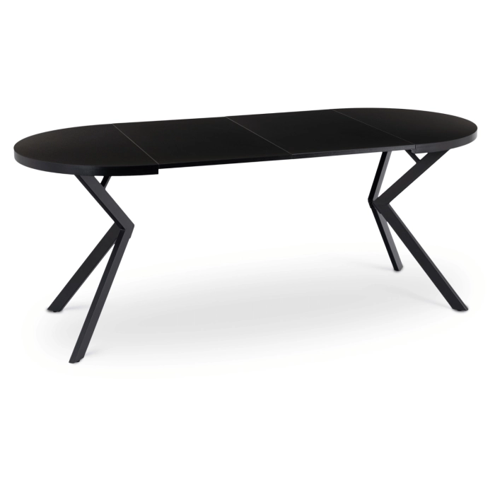 Stół LUGO Rozkładany 90-190 cm Czarny
