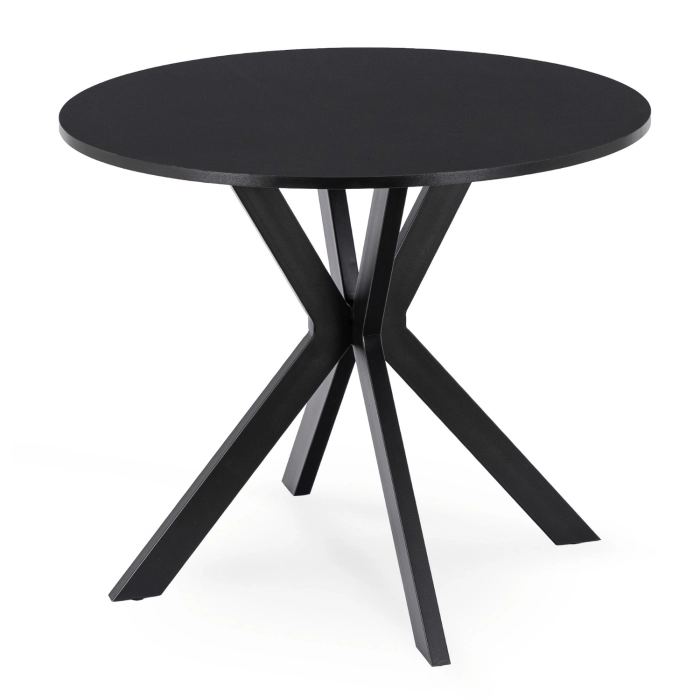 Stół LAUREN 80 cm Czarny
