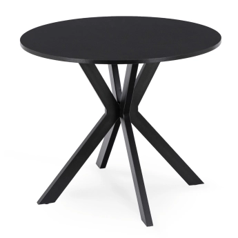Stół LAUREN 80 cm Czarny