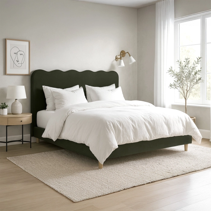 Łóżko 160x200 IZMIR Zielone
