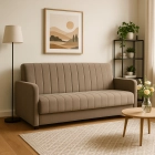 Sofa Rozkładana PORTO Beżowa