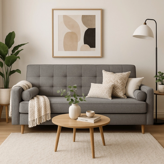 Sofa Rozkładana MALTA Szara