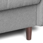 Sofa Rozkładana TIVOLI Szara Boucle