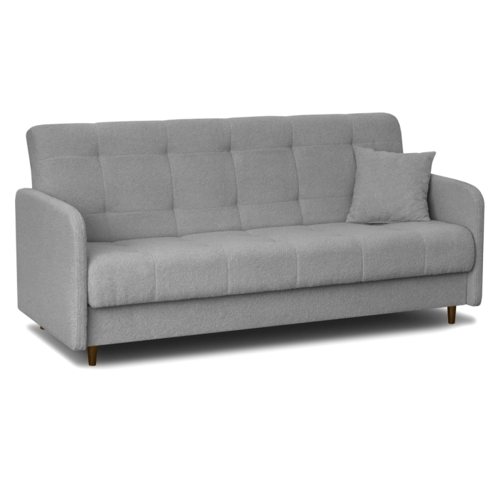 Sofa Rozkładana TIVOLI Szara Boucle