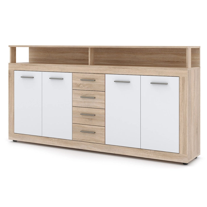 Komoda BLAGO 190 cm Dąb Sonoma/Biała