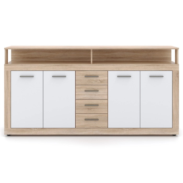 Komoda BLAGO 190 cm Dąb Sonoma/Biała