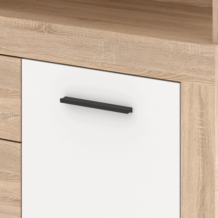 Komoda BLAGO MIDI B 119,5 cm Dąb Sonoma/Biały